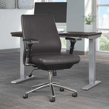 Load image into Gallery viewer, Mid Back Leather Executive Office Chair
