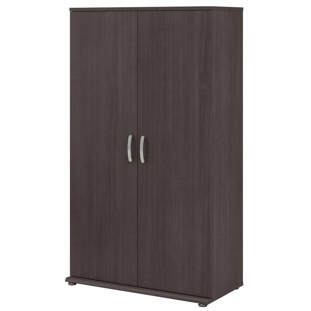 Tall Garage Storage Cabinet with Doors and Shelves