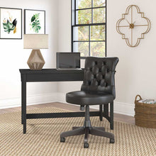 Load image into Gallery viewer, 48W Writing Desk with Mid Back Tufted Office Chair
