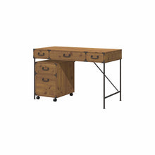 Load image into Gallery viewer, 48W Writing Desk with 2 Drawer Mobile File Cabinet
