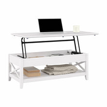Load image into Gallery viewer, Lift Top Coffee Table Desk with Storage
