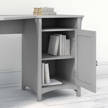 Load image into Gallery viewer, 55W Corner Desk with Mid Back Tufted Office Chair
