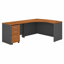 Load image into Gallery viewer, Left Handed L Shaped Desk with Mobile File Cabinet
