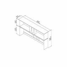 Load image into Gallery viewer, 60W Hutch for L Shaped Desk
