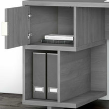 Load image into Gallery viewer, 60W Computer Desk with Hutch, Lateral File Cabinet and Bookcase
