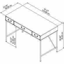Load image into Gallery viewer, 48W Writing Desk with Drawers
