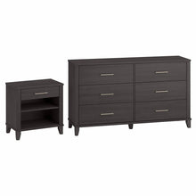 Load image into Gallery viewer, 6 Drawer Dresser and Nightstand Set
