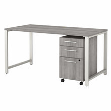 Load image into Gallery viewer, 60W x 30D Table Desk with 3 Drawer Mobile File Cabinet
