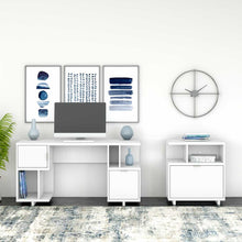 Load image into Gallery viewer, 60W Computer Desk with Lateral File Cabinet
