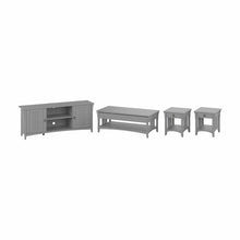 Load image into Gallery viewer, 60W TV Stand with Lift Top Coffee Table Desk and End Tables
