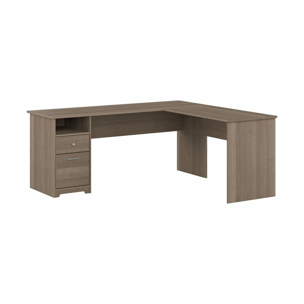 72W L Shaped Computer Desk with Drawers