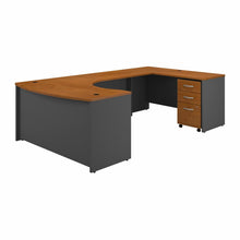 Load image into Gallery viewer, 60W Right Handed U Shaped Desk with Mobile File Cabinet
