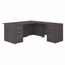 Load image into Gallery viewer, 72W L Shaped Executive Desk with Drawers
