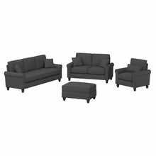 Load image into Gallery viewer, 85W Sofa with Loveseat, Accent Chair, and Ottoman
