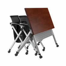Load image into Gallery viewer, 60W x 24D Folding Training Table with Set of 2 Folding Chairs
