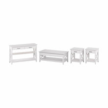 Load image into Gallery viewer, Lift Top Coffee Table Desk with Console Table and End Tables
