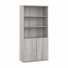 Load image into Gallery viewer, Tall 5 Shelf Bookcase with Doors
