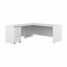 Load image into Gallery viewer, 72W L Shaped Desk with Mobile File Cabinet
