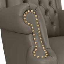 Load image into Gallery viewer, Wingback Leather Executive Office Chair with Nailhead Trim
