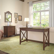 Load image into Gallery viewer, 48W Writing Desk with 2 Drawer Lateral File Cabinet
