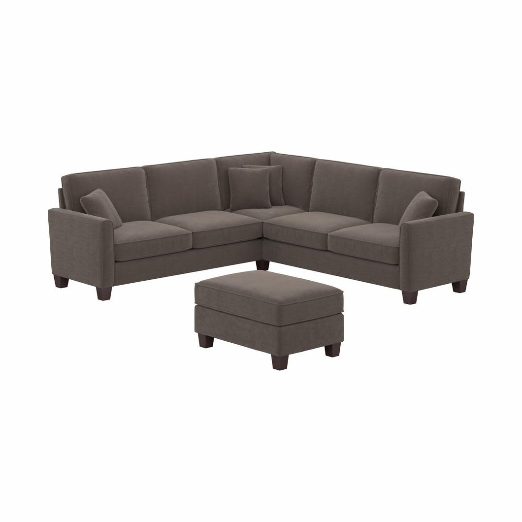 99W L Shaped Sectional Couch with Ottoman