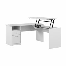Load image into Gallery viewer, 60W 3 Position Sit to Stand L Shaped Desk
