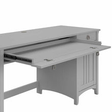 Load image into Gallery viewer, 60W Computer Desk with Storage and Keyboard Tray
