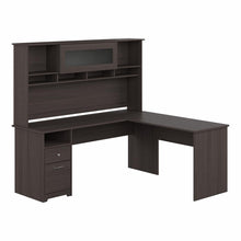 Load image into Gallery viewer, 72W L Shaped Computer Desk with Hutch and Drawers
