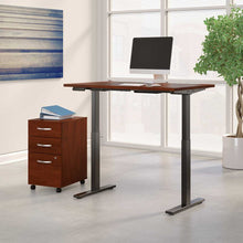 Load image into Gallery viewer, 48W x 30D Height Adjustable Standing Desk with Storage
