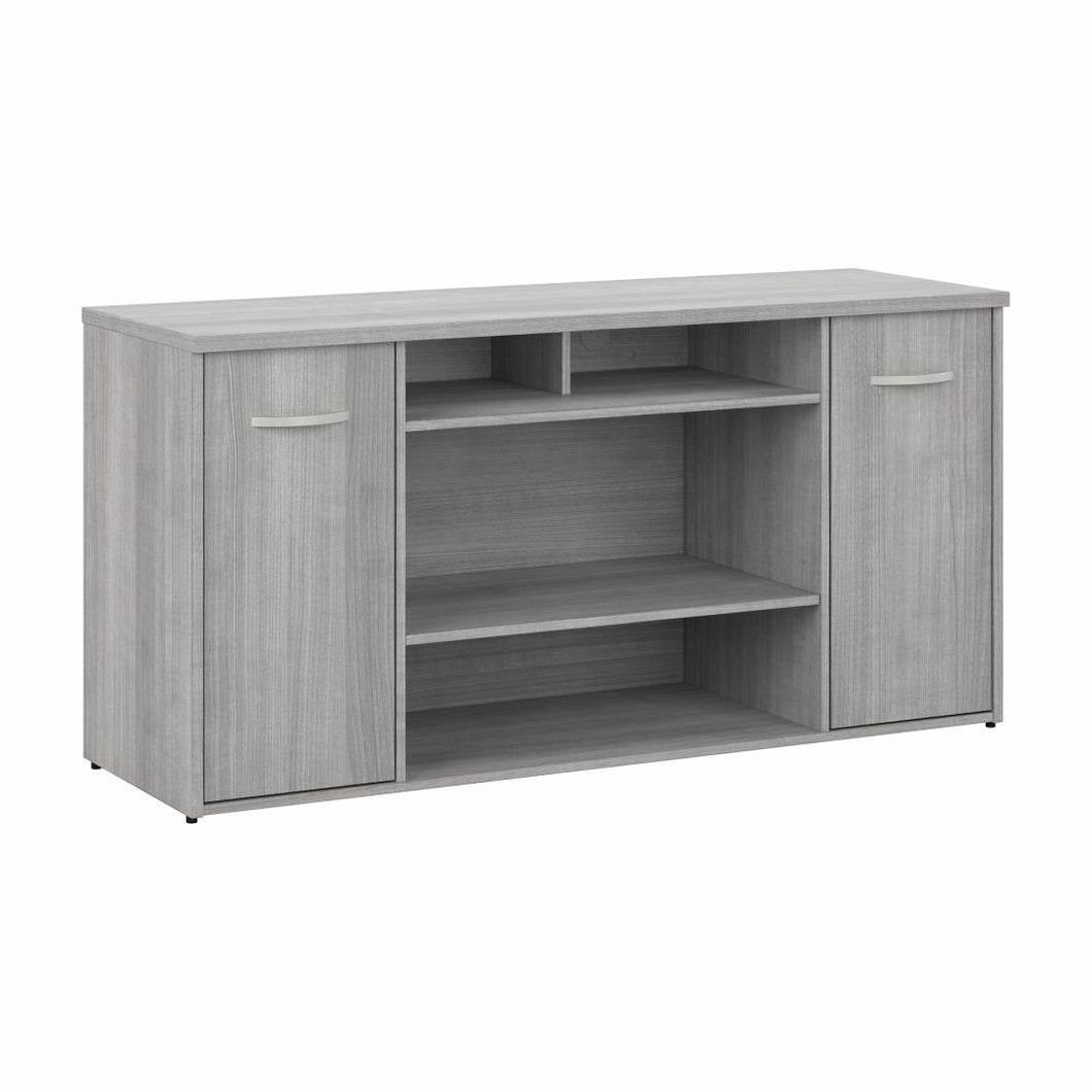 60W Office Storage Cabinet with Doors and Shelves