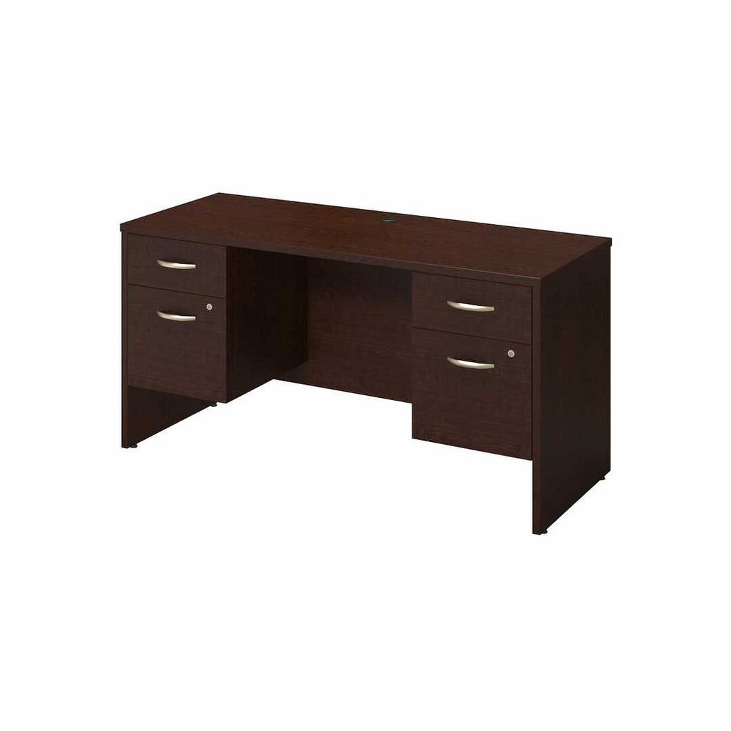 60W x 24D Desk with Two 3/4 Pedestals