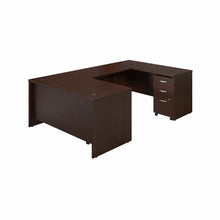Load image into Gallery viewer, 60W x 30D U Shaped Desk with Storage
