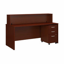 Load image into Gallery viewer, 72W x 30D Reception Desk with Mobile File Cabinet
