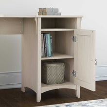 Load image into Gallery viewer, 55W Corner Desk with Lateral File Cabinet and 5 Shelf Bookcase
