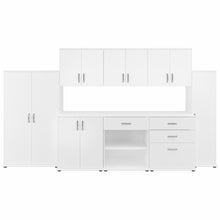Load image into Gallery viewer, 8 Piece Modular Closet Storage Set with Floor and Wall Cabinets
