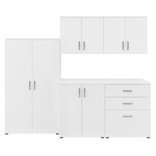Load image into Gallery viewer, 5 Piece Modular Garage Storage Set with Floor and Wall Cabinets
