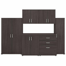 Load image into Gallery viewer, 6 Piece Modular Closet Storage Set with Floor and Wall Cabinets
