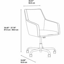 Load image into Gallery viewer, Mid Back Leather Box Chair
