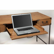 Load image into Gallery viewer, 48W Writing Desk with Drawers and Mid Back Tufted Office Chair

