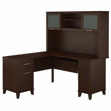 Load image into Gallery viewer, 60W L Shaped Desk with Hutch

