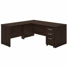 Load image into Gallery viewer, 72W x 30D L Shaped Desk with Mobile File Cabinet and 42W Return
