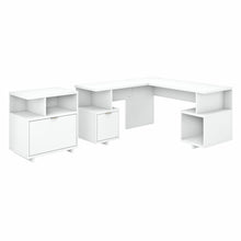 Load image into Gallery viewer, 60W L Shaped Desk with Lateral File Cabinet
