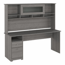 Load image into Gallery viewer, 72W Computer Desk with Hutch and Drawers
