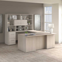 Load image into Gallery viewer, 72W U Shaped Executive Desk with Drawers and Hutch
