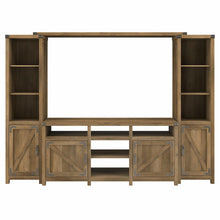 Load image into Gallery viewer, 65W Farmhouse TV Stand with Shelves Entertainment Center
