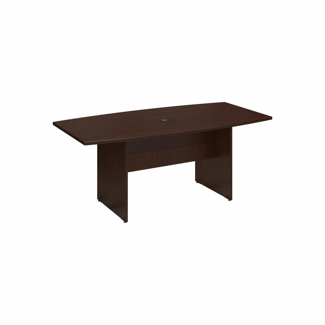 72L x 36W Boat Top Conference Table - Wood Base