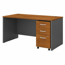 Load image into Gallery viewer, 60W x 30D Office Desk with 3 Drawer Mobile File Cabinet
