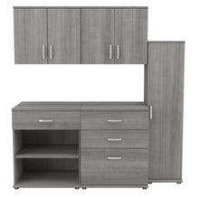 Load image into Gallery viewer, 5 Piece Modular Garage Storage Set with Floor and Wall Cabinets

