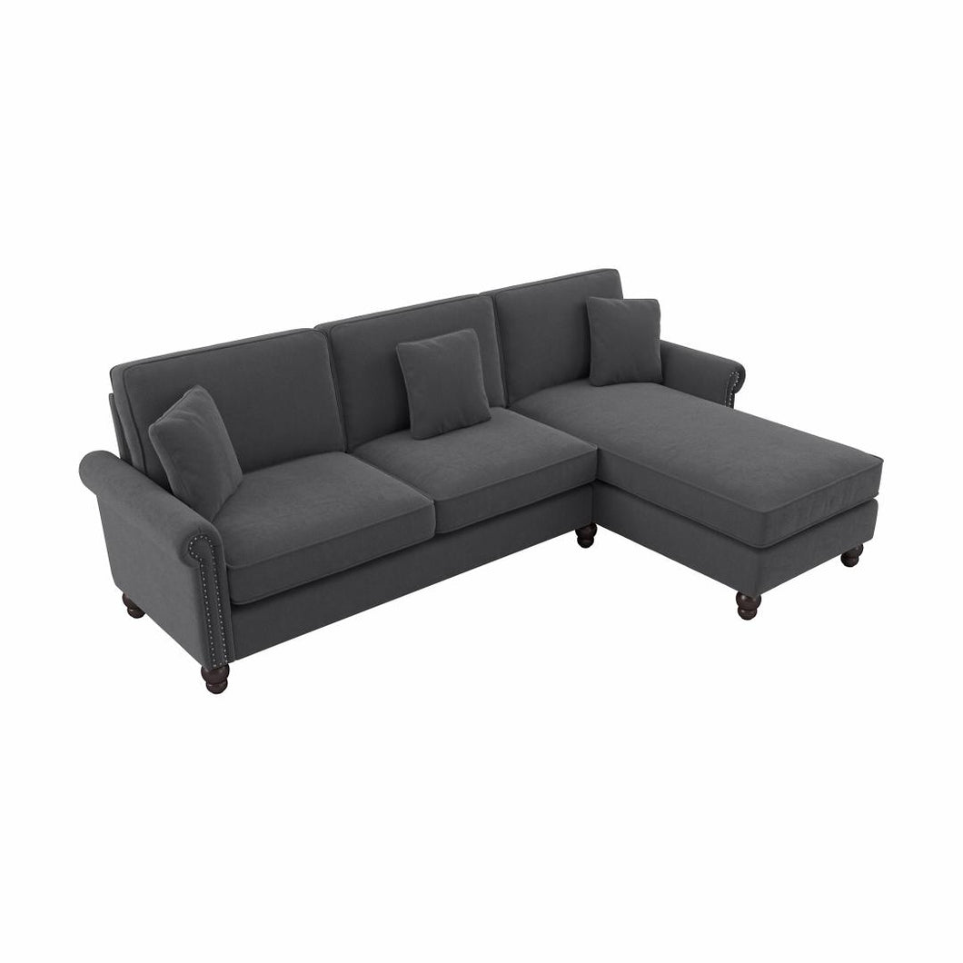 102W Sectional Couch with Reversible Chaise Lounge