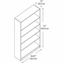 Load image into Gallery viewer, Tall 5 Shelf Bookcase - Set of 2
